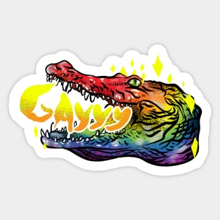 Alligaytor - Pride Alligator Sticker